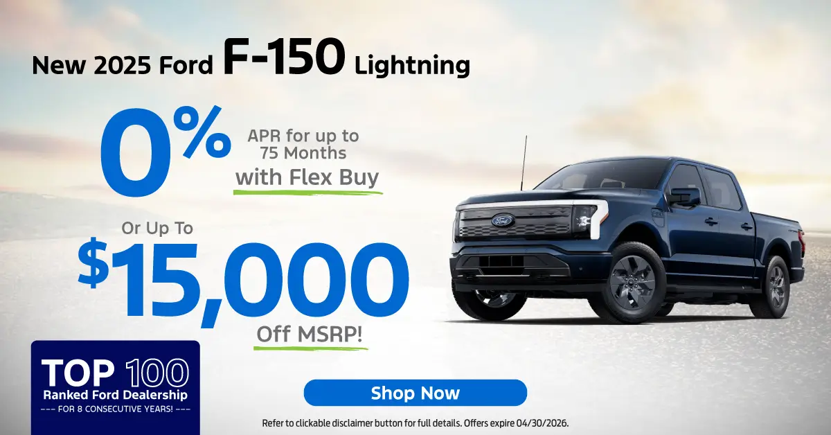 Special offer on 2025 Ford F-150 Lightning New 2025 Ford F-150 Lightning